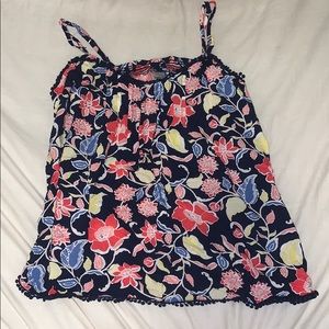 Gap floral tank top